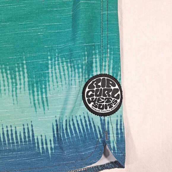 Rip Curl Mirage Men's Board Shorts Blue/Gray Surf Swim Trunks Size 30 Zip Pocket - Picture 3 of 8